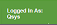 2. Logged-in User