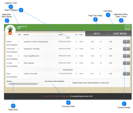 1.3.2. Order View (Cart)